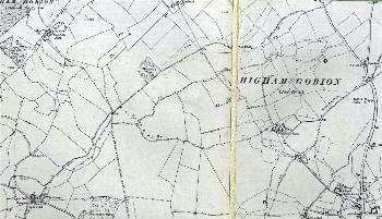 Faldo on a map of 1901